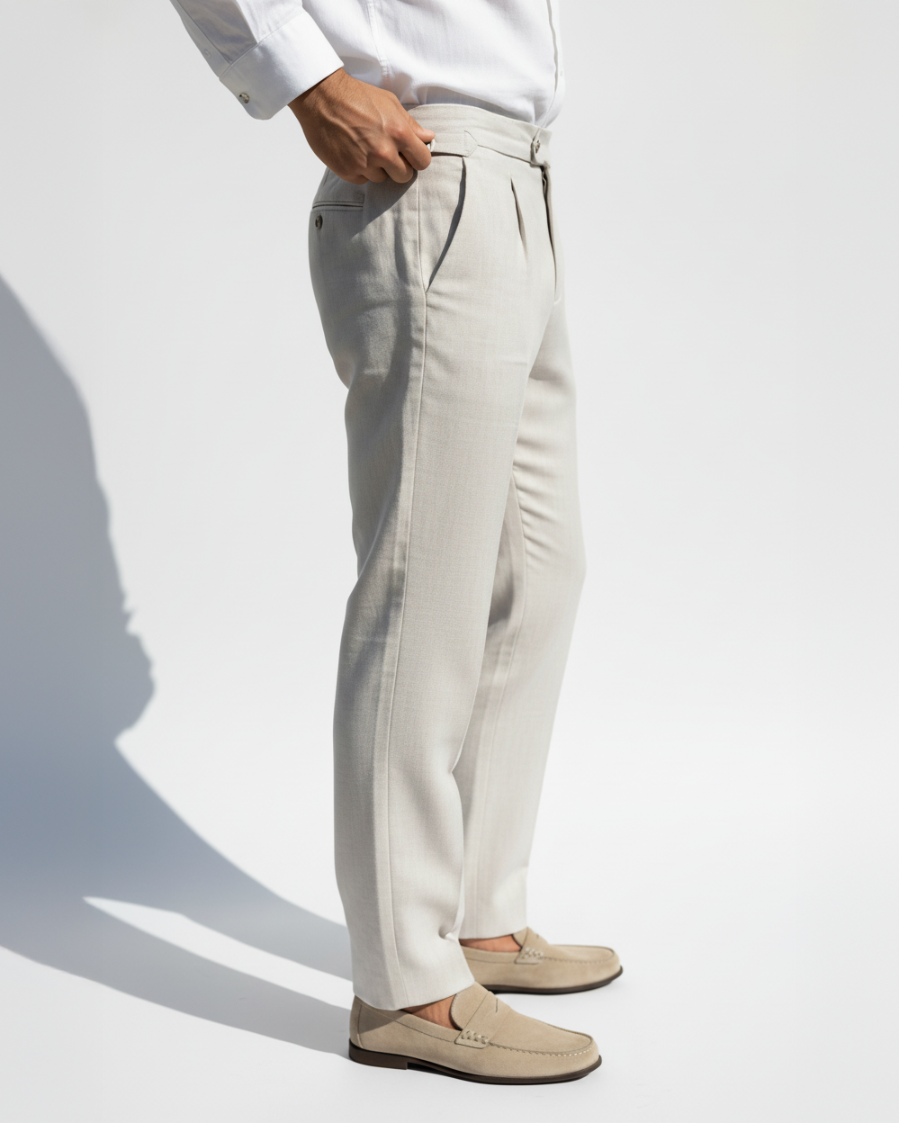 Greece Pure Linen Trousers