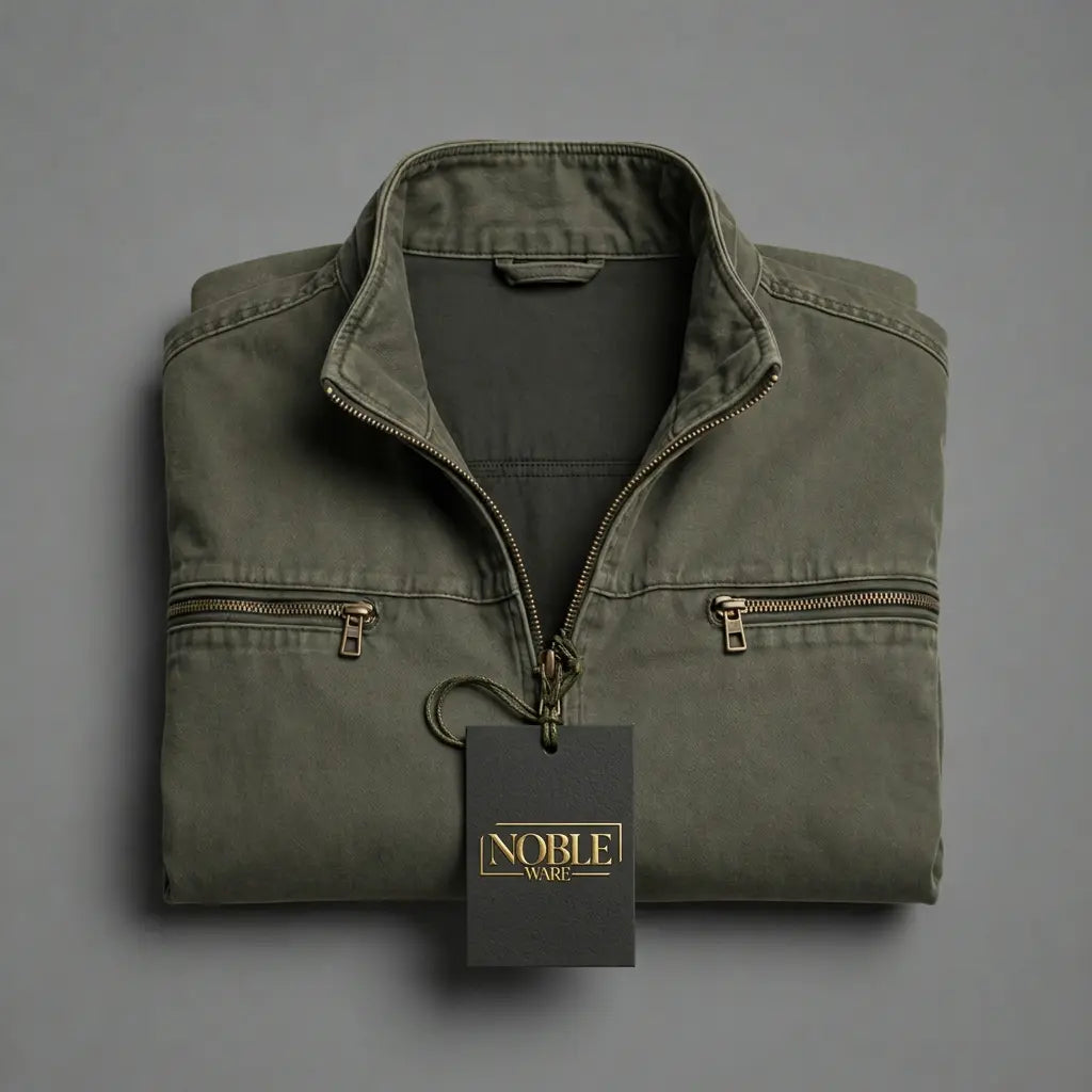 Louis | Vintage Cotton Zip Jacket