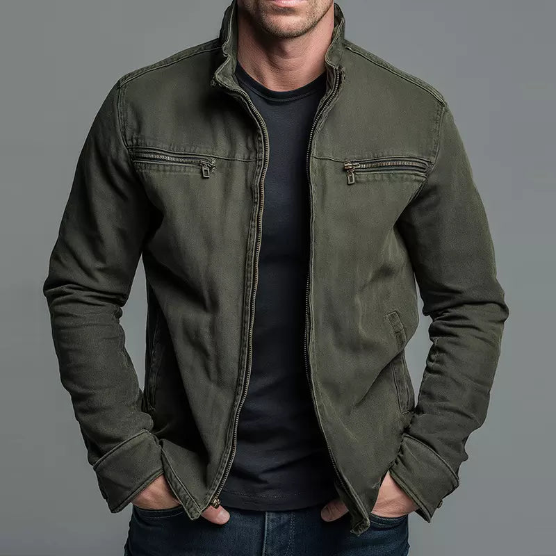 Louis | Vintage Cotton Zip Jacket