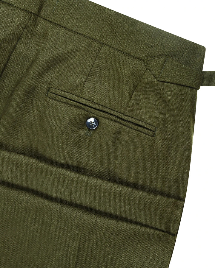 Greece Pure Linen Trousers
