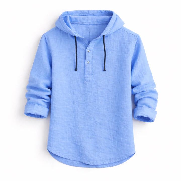 NobleLinen Hooded Shirt Dante