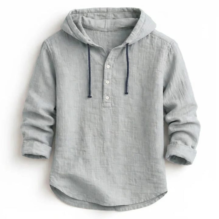 NobleLinen Hooded Shirt Dante