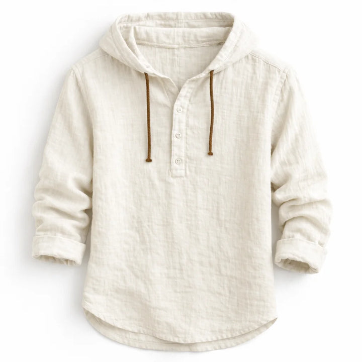 NobleLinen Hooded Shirt Dante