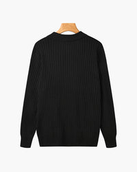 Florence Ribbed Long Sleeve Polo Shirt