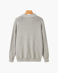 Geneva Wafelgebreide Half-Zip Trui