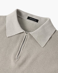 Geneva Wafelgebreide Half-Zip Trui