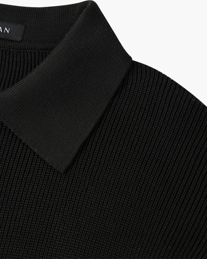 Geneva Wafelgebreide Half-Zip Trui
