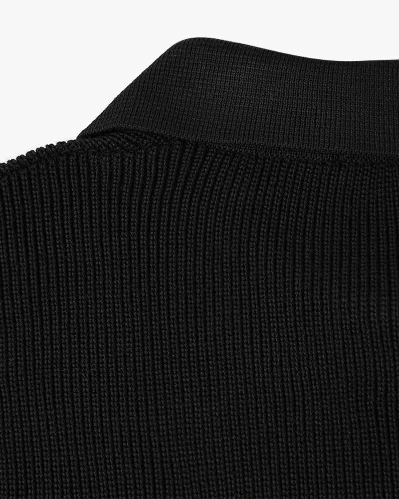 Geneva Wafelgebreide Half-Zip Trui