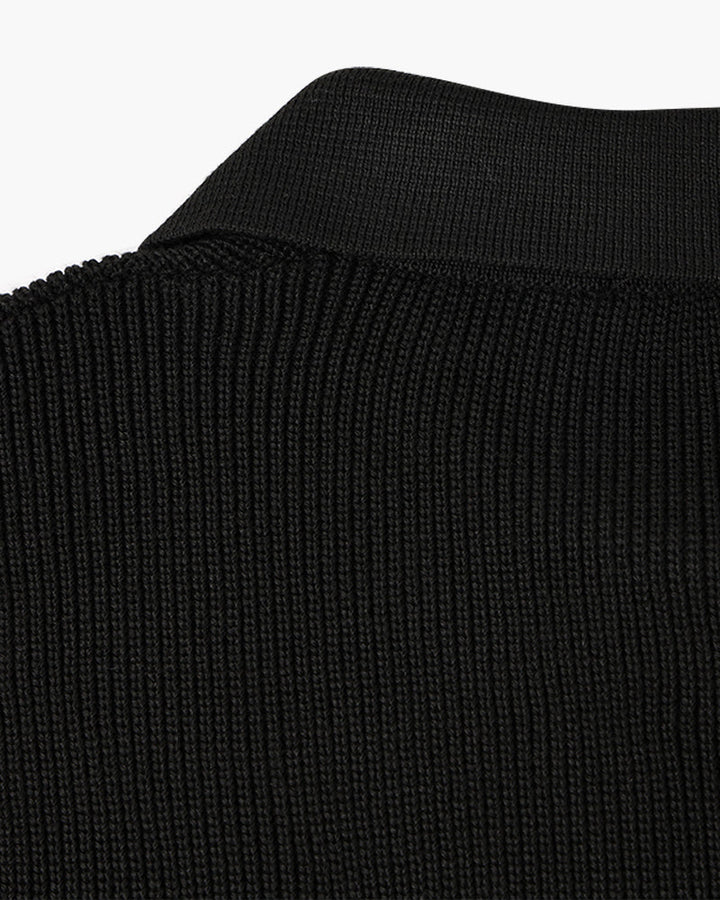 Geneva Wafelgebreide Half-Zip Trui