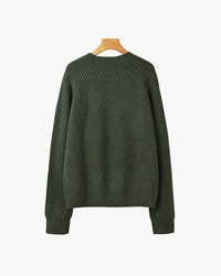 Copenhagen Ribbed Cotton Raglan Sweater