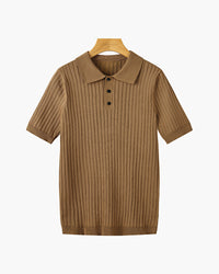 Arezzo Ribbed Cotton Polo Shirt