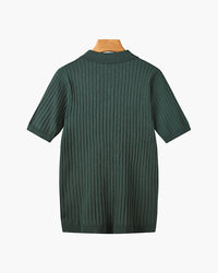 Arezzo Ribbed Cotton Polo Shirt