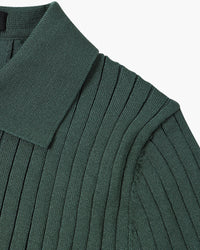 Arezzo Ribbed Cotton Polo Shirt