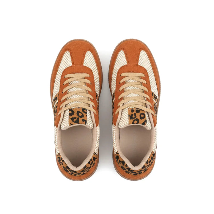 Samba Retro Brown/Beige Leopard Sneakers