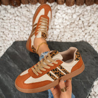 Samba Retro Brown/Beige Leopard Sneakers