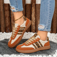 Samba Retro Brown/Beige Leopard Sneakers