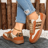 Samba Retro Brown/Beige Leopard Sneakers