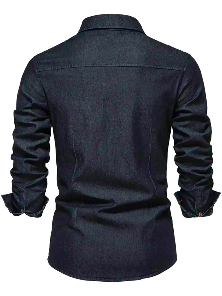 Blacksmith Slim Denim Shirt