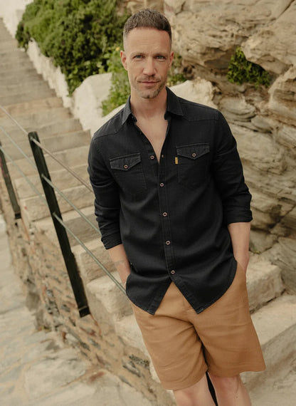 Blacksmith Slim Denim Shirt