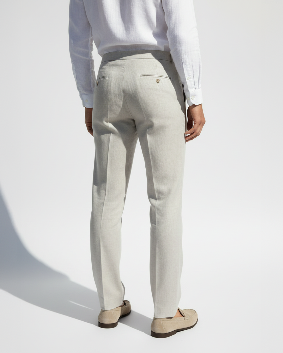 Greece Pure Linen Trousers