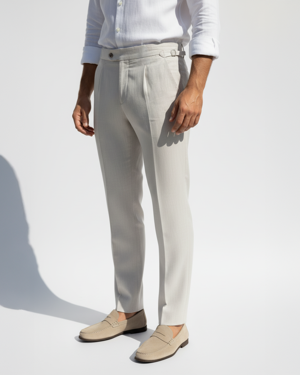 Greece Pure Linen Trousers