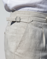 Greece Pure Linen Trousers