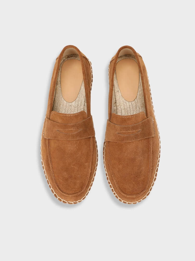 Cannes Suede Espadrille Loafers