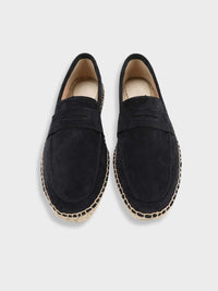 Cannes Suede Espadrille Loafers
