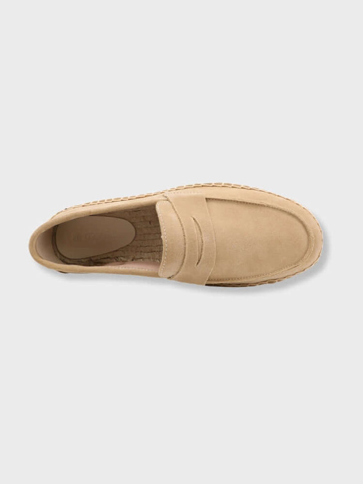 Cannes Suede Espadrille Loafers